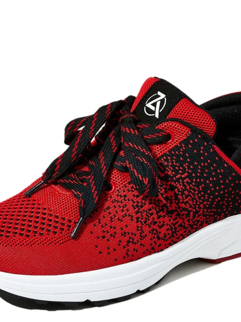 Woman’s Zeba black red ember sneaker 9.5